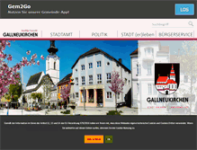Tablet Screenshot of gallneukirchen.at